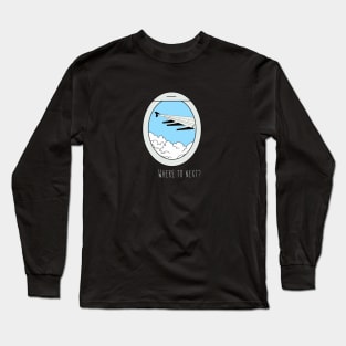 Airplane Window Long Sleeve T-Shirt